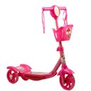 Ver imagem 4 de Patinete 3 Rodas Infantil Musical com Luzes Rosa