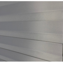 Ver imagem 2 de Persiana Rolo Duplo Tecido Zebra Cinza 160 (l) X 220 (a) Double Vision C/ Bandô e Kit Instalação