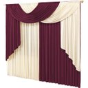 Ver imagem 1 de Cortina Elegance 2 00m X 1 80m Para Sala E Quarto:vinhopalha