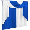 Ver imagem 1 de Cortina Elegance 2 00m X 1 80m Para Sala E Quarto:azulpalha