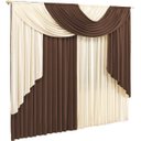 Ver imagem 1 de Cortina Elegance 2 00m X 1 80m Para Sala E Quarto:tabacopalha