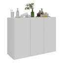 Ver imagem 2 de Balcão Multiuso Organizador para Banheiro 3 Portas 90cm Multimóveis MP5039 Branco