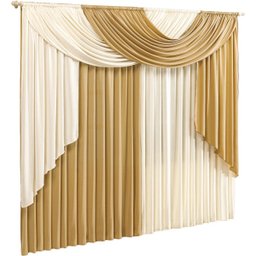 Cortina Elegance 2 00m X 1 80m Para Sala E Quarto:avelapalha - 1