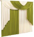 Ver imagem 1 de Cortina Elegance 2 00m X 1 80m Para Sala E Quarto:verdepalha