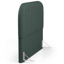 Ver imagem 6 de Cabeceira Cama Box Queen Estofada Orgânica 160cm Alice W01 Linho Verde Musgo - Lyam Decor