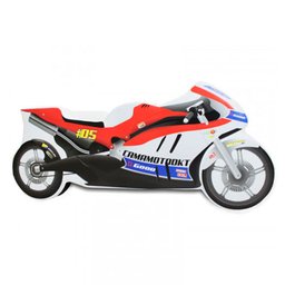 Mini Cama Moto Ninja Totalmente Estofada - Cor Branca - 2