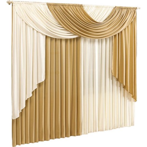 Cortina De Londres 3 00 X 2 80 Para Sala E Quarto:avelapalha