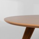 Ver imagem 4 de Conjunto Mesa Square Redonda Tampo Bétula 88cm 4 Cadeiras Eiffel - Branca