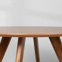 Ver imagem 3 de Conjunto Mesa Square Redonda Tampo Bétula 88cm 4 Cadeiras Eiffel - Branca