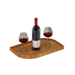 Bandeja Decorativa Elegance 30x50 Mdf Laminado Cinamomo Stylodecor