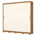 Ver imagem 2 de Guarda Roupa Casal Cayman 2 Portas 6 Gavetas D337 com Armario Multiuso 2 Portas 3 Prateleiras B387 C