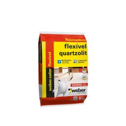 Rejunte flexível interno e externo 5Kg corda Quartzolit - 1