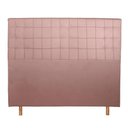 Ver imagem 2 de Cabeceira Cama Box Casal Paris Slim 140 Cm Suede Rose