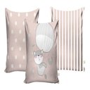 Ver imagem 3 de Cortina Infantil Raposinha + 3 Capas Almofadas Quarto