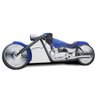 Cama Carro Solteiro Moto Chopper Totalmente Estofada - Cor Azul - 2