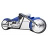 Cama Carro Solteiro Moto Chopper Totalmente Estofada - Cor Azul - 1
