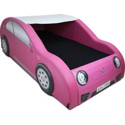 Cama Carro Nb Nina Solteiro Estofada - Cor Pink - 2