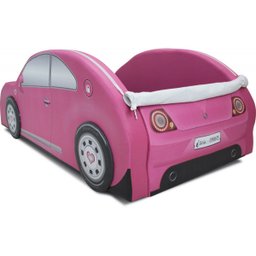 Cama Carro Nb Nina Solteiro Estofada - Cor Pink - 5