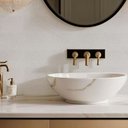 Ver imagem 4 de Papel de Parede Lavavel para Banheiro Cozinha Revestimento Quartzo Snow Flakes Tacolado 0,58 X 1,00m