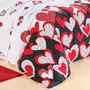 Ver imagem 2 de Edredom Queen Desire Percal 200 Fios 100% Algodão 5 Peças - Love