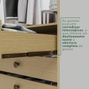 Ver imagem 6 de Guarda Roupa Casal 6 Portas 6 Gavetas 100% MDF Itália Plus Cinza/Jequitibá/Granizo
