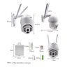Câmera IP Wifi Rotativa Externa Dome Prova de Água HD - 3
