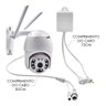 Câmera IP Wifi Rotativa Externa Dome Prova de Água HD - 8