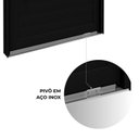 Ver imagem 5 de Porta de Alumínio Pivotante com Puxador de 1m Fechadura Digital 225cm X 130cm Lucasa Eccellente
