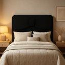Ver imagem 1 de Cabeceira de Cama Box Estofada 100 Cm Solteiro Decoração Laço Boucle