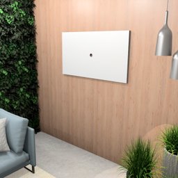 Painel para Tv Televisão Quarto Sala até 32 Polegadas Mdf 55x80cm - 3