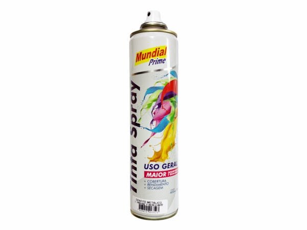 Tinta Spray Cromado Mundial Prime 400ml - 3