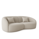 Ver imagem 5 de Sofá Sala Nuvem 190 cm Conforto Premium Decorativo Orgânico:Bege