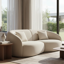 Ver imagem 3 de Sofá Sala Nuvem 190 cm Conforto Premium Decorativo Orgânico:Bege