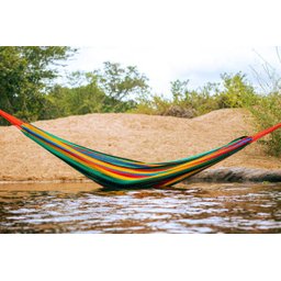 Rede de Dormir Nylon Amazonas Colorida impermeável - 1