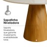 Mesa de Jantar Cone Redonda Laminado em Madeira 120cm Cairo - 5