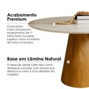 Ver imagem 4 de Mesa de Jantar Cone Redonda Laminado em Madeira 120cm Cairo Branco/Cinamomo