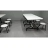 Mesa para Refeitório com 10 Lugares Dobráveis Escamoteáveis - 3