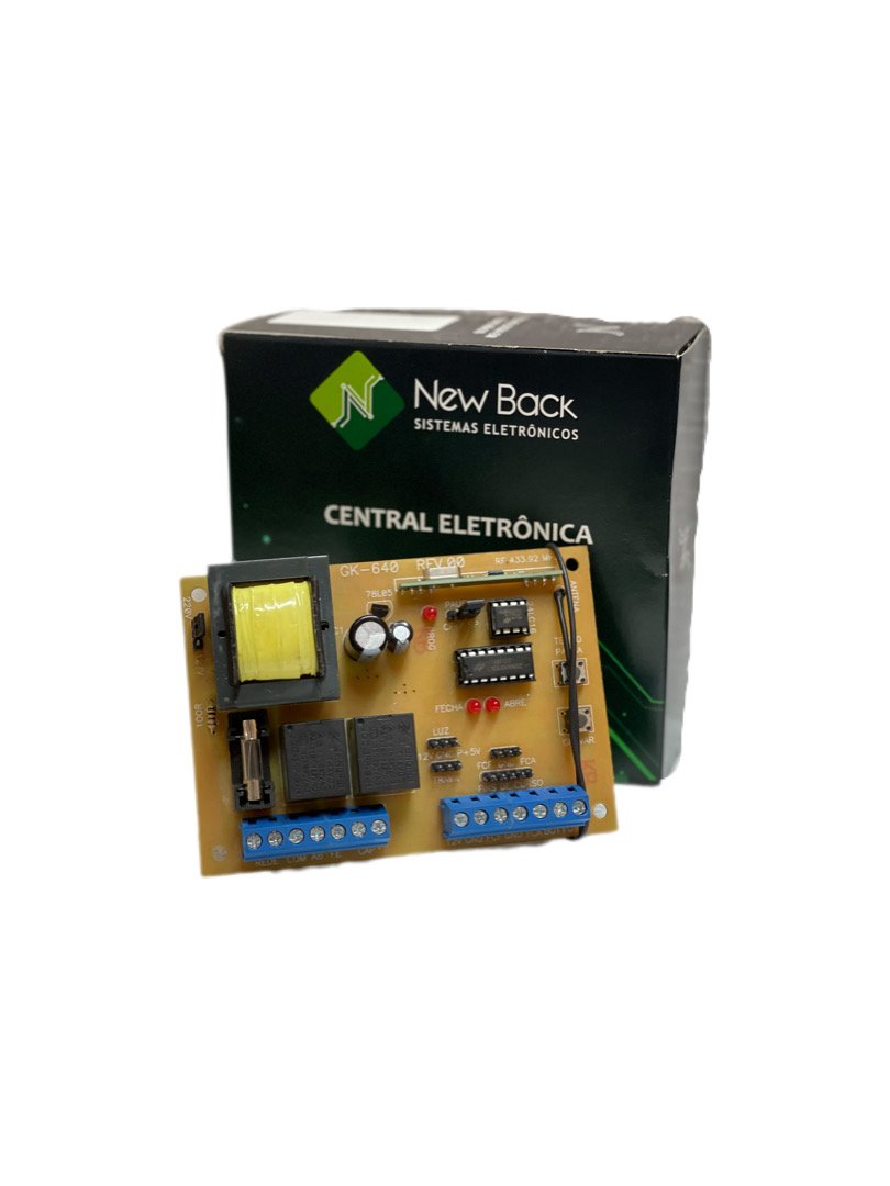 Central de Portao Automatico Placa Nb64 Comando Ppa Pop - New Back