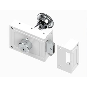 Fech. Sobrepor 364 Ling.asa Avião Portão com Cil .ajust 0349