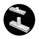 Ver imagem 1 de Pino Pivô Haga - para Porta Pivotante - 8101