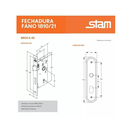 Ver imagem 4 de Fechadura Stam Porta Interna 1810/21 Cromado Espelho