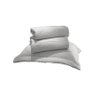 Kit Colcha Casal Am-1558 Liso C/3 Pcs A: Cinza - 1