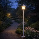 Ver imagem 2 de Poste Luminária Externa Jardim 1,95m Branco Tubo Alumínio E27 Termoplástico Soberana Dital