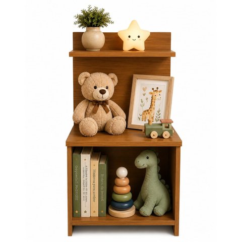 Mesa de Cabeceira Mimo Infantil Freijó