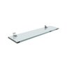 ESPELHO DE VIDRO VETRO 8MM RETO SUPORTE CROMADO 20 X 60 CM | PRAT-KA - 1