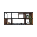 Ver imagem 1 de Aéreo de Ferro com Nicho Estilo Industrial 120cm