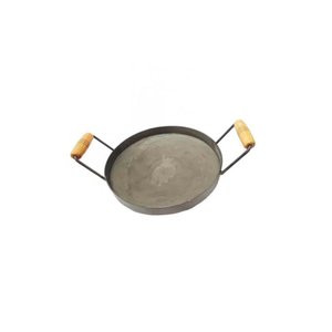 Kit Disco de Arado com Borda Tipo Frigideira + Tampa 45cm