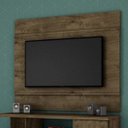 Ver imagem 7 de Sala de Estar Completa com Mesa de Centro, Painel e Rack Retrô Espresso Móveis