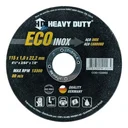 Ver imagem 2 de Discos Corte Heavy Duty 115mm Aço Inox Carbono Esmerilhadeira Preto:Kit 10