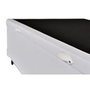 Ver imagem 3 de Cama Box Baú Corino Branco 88x188x42
